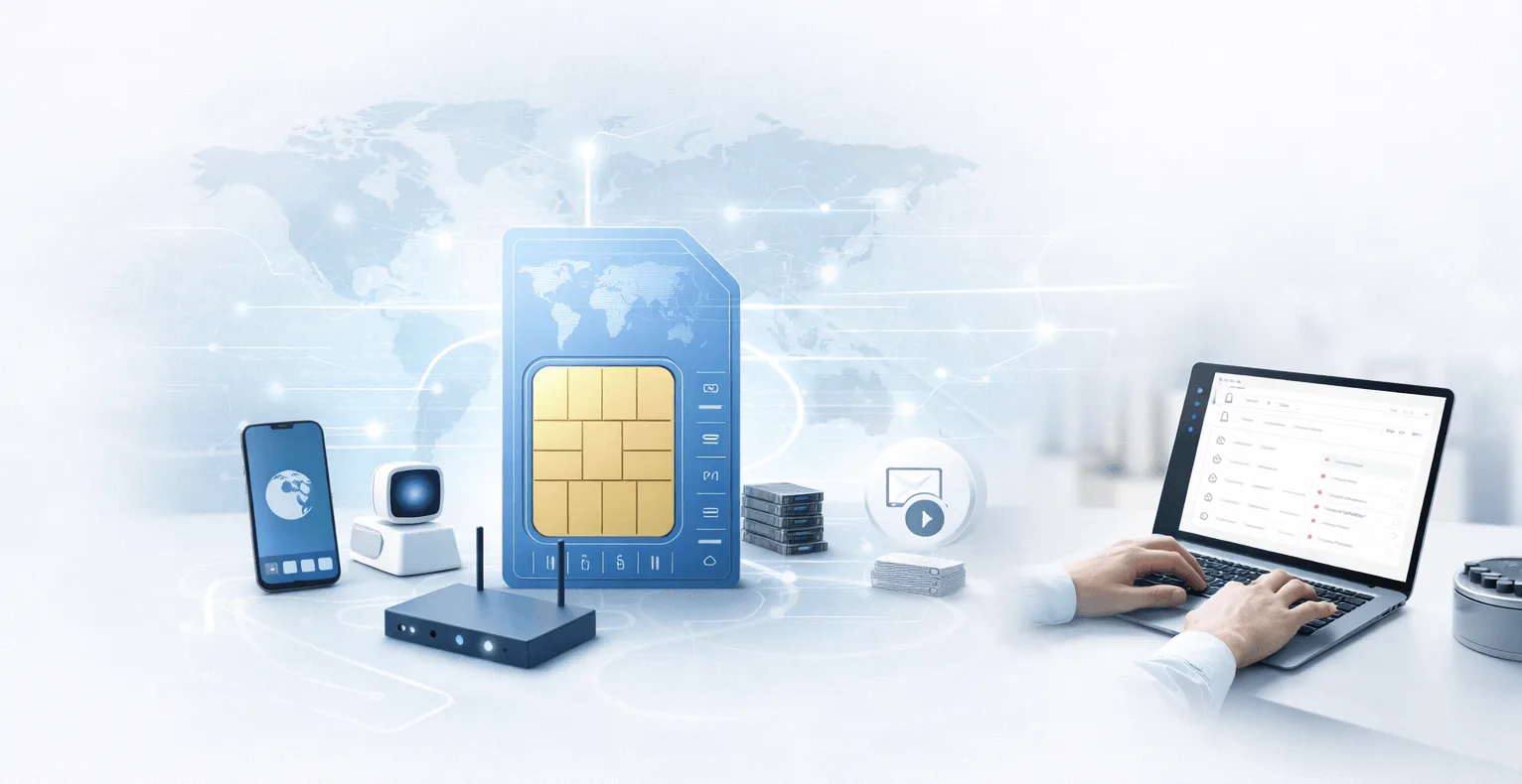 Paznic SIM card management portal showing data plans and usage