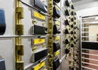 Show photo 13: Wall of safe deposit boxes with one box door standing open