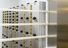 Show photo 15: Rows of safe deposit boxes along the vault wall